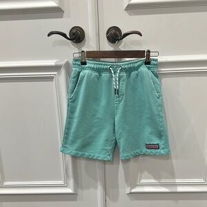 Vineyard Vines Sun Washed Teal Casual Shorts Boys Medium.